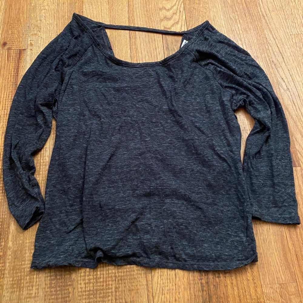 American Eagle Black Athletic Top